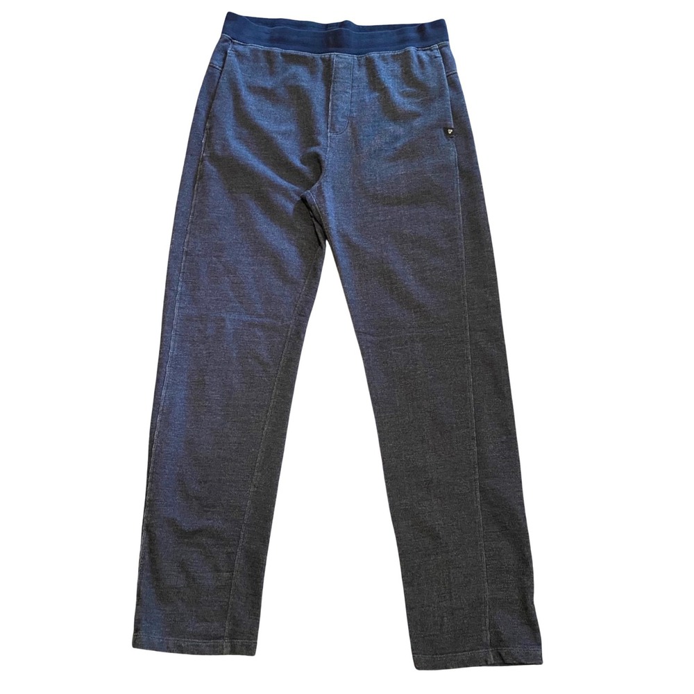 Pact Organic Lounge Pants Minimalist Sustainable Women Size Medium Navy Blue